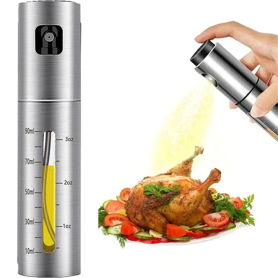 Botella Spray Aceite Cocina Acero Inoxidable 100ml - Komarca Soft — foto 1