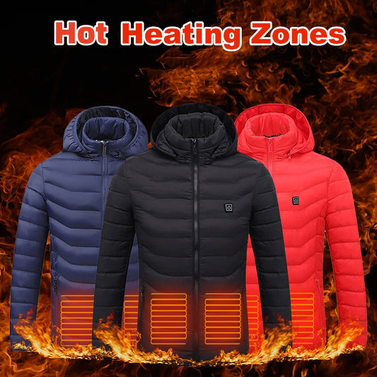 Chaqueta Térmica Eléctrica USB para Hombre - Abrigo Calefactable Invierno — foto 1
