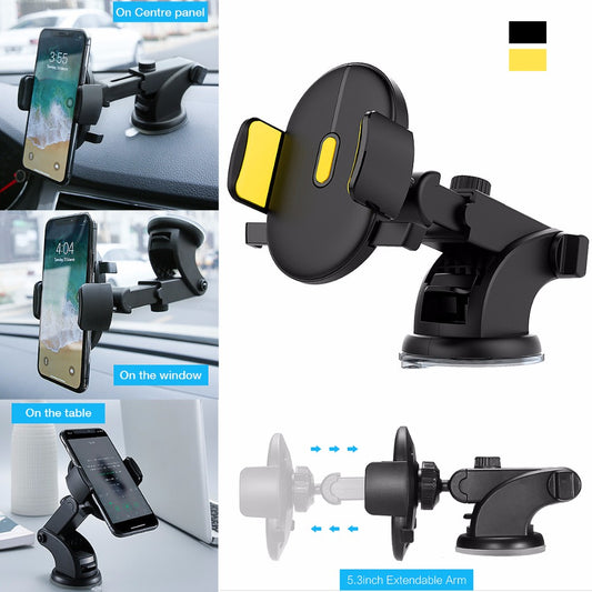 Soporte Telescópico para Celular con Ventosa para Auto - Ajuste 360° — foto 1