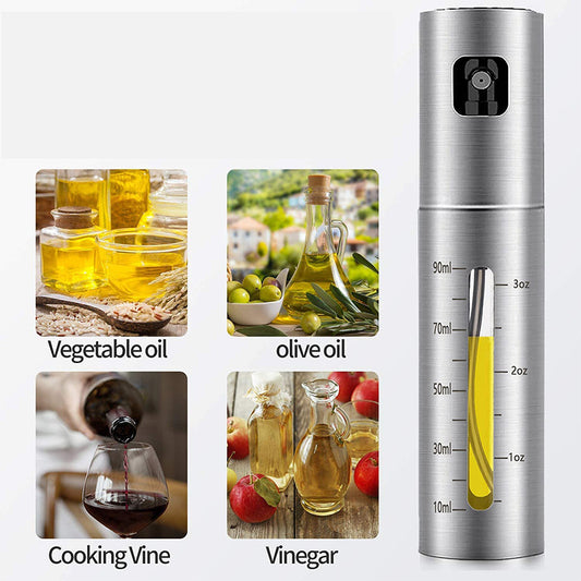 Botella Spray Aceite Cocina Acero Inoxidable 100ml - Komarca Soft — foto 2