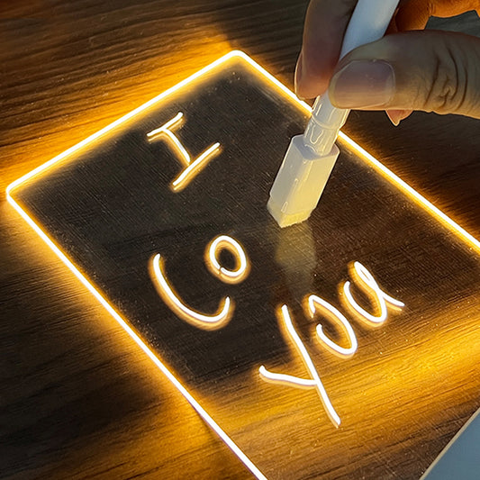 Lámpara LED Tabla de Mensajes USB Creativa para Niños y Decoración — foto 1