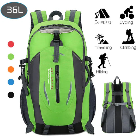 Mochila Outdoor 36L Impermeable para Camping y Viajes - Ecuador y Florida — foto 1