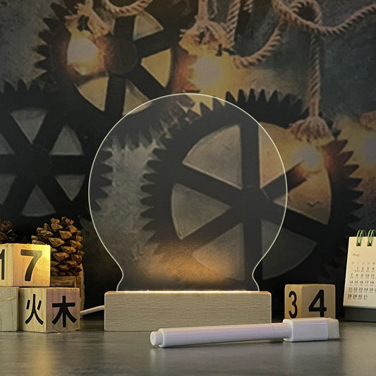 Lámpara LED Tabla de Mensajes USB Creativa para Niños y Decoración — foto 2