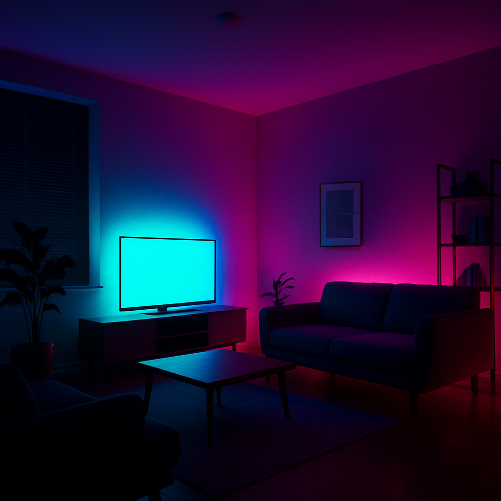 KS-DESPUES — Tira LED Neón Silicona WiFi – Luz RGB inteligente