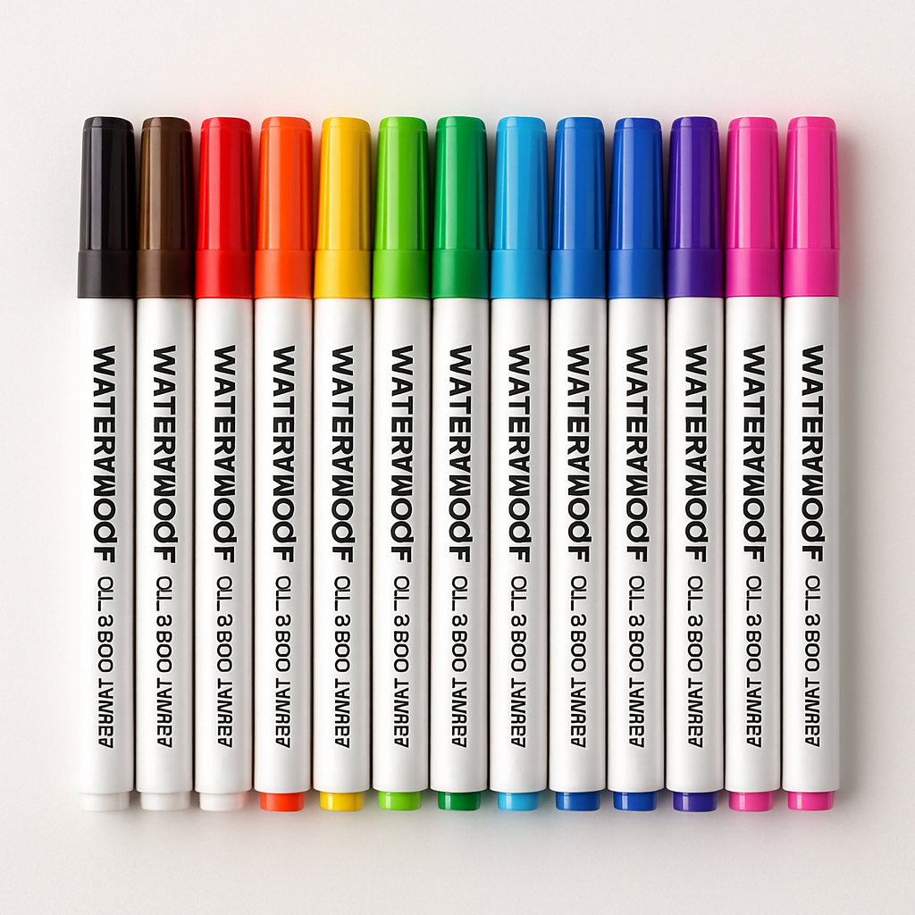 Marcadores Aceite Multicolor Waterproof – Pack resistente — foto principal